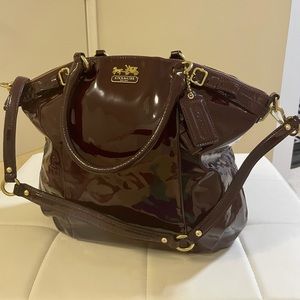 Coach patent leather bag